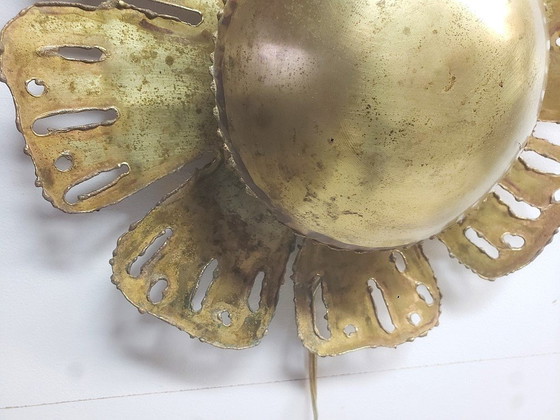 Image 1 of Svend Aage Holm, Paar Skandinavische Wandleuchten "Flower", 1960