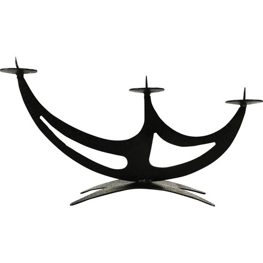 Vintage Metall-Kerzenhalter, Deutschland 1960