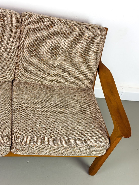 Image 1 of Teak 3-Seater Sofa By Juul Kristensen, 1960S