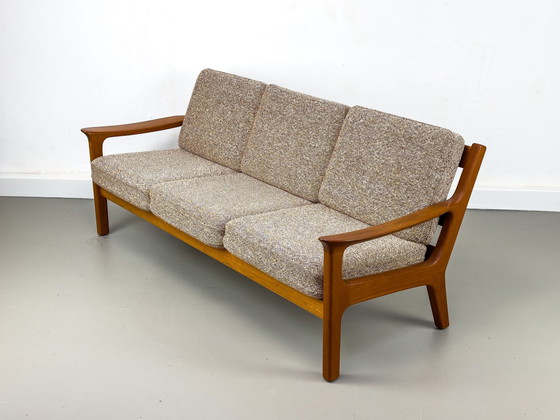 Image 1 of Teak 3-Seater Sofa By Juul Kristensen, 1960S