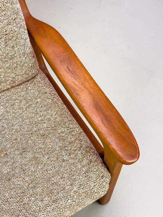 Image 1 of Teak 3-Seater Sofa By Juul Kristensen, 1960S