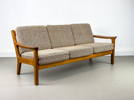 Image 1 of Teak 3-Seater Sofa By Juul Kristensen, 1960S