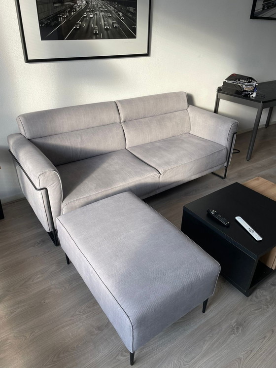 Image 1 of Xooon Fiskardo 3-Sitzer Sofa inklusive Fußhocker