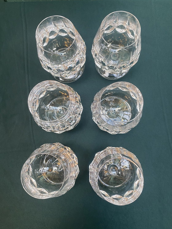 Image 1 of Satz Cognacgläser aus tiefgeschliffenem Kristall