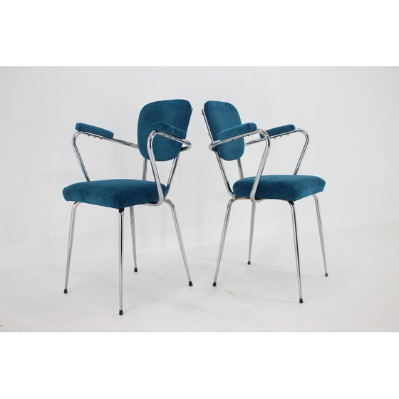 Image 1 of Paar italienische Kordsessel im Vintage-Stil, 1960er Jahre