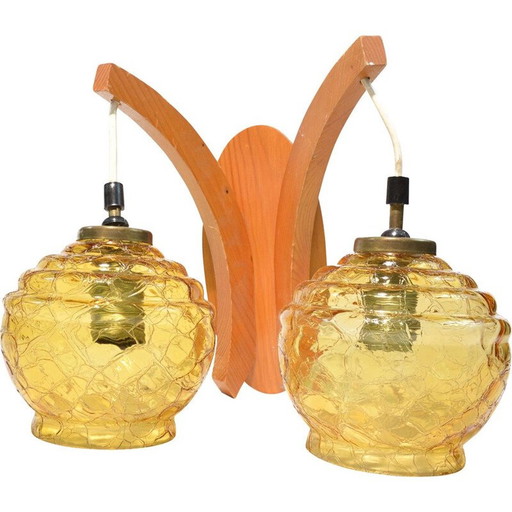 Alte Wandleuchte von Elektrotechniczna Spółdzielnia Inwalidów für Nowa Huta, 1970