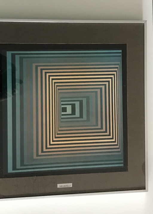Lithographie von Victor Vasarely