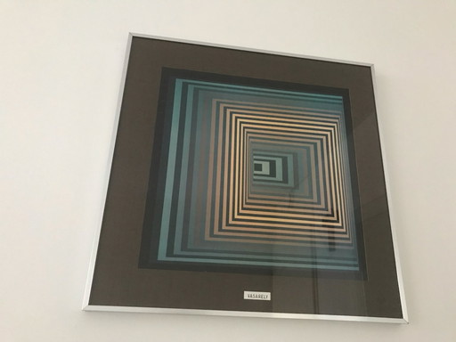 Lithographie von Victor Vasarely
