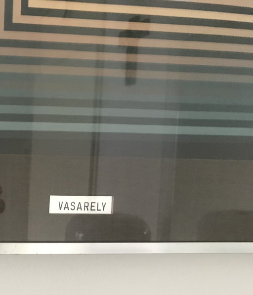 Lithographie von Victor Vasarely