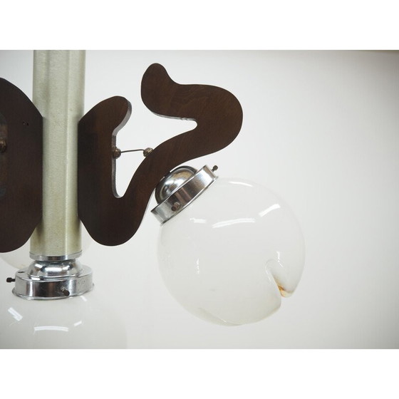 Image 1 of Mid Century Glas-Kronleuchter, Italien 1950er Jahre