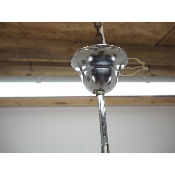 Image 1 of Mid Century Glas-Kronleuchter, Italien 1950er Jahre