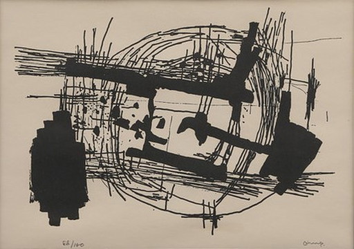 Bengt Orup - figurative Lithographie