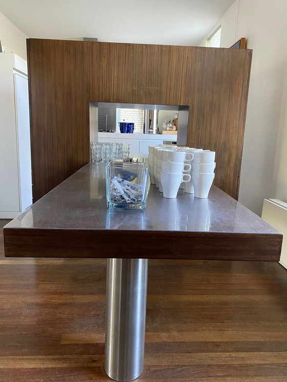 Image 1 of Herman Zeekaft kombinierter Porzellanschrank/Esstisch