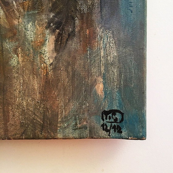 Image 1 of Vintage-Gemälde "Der Kronleuchter" von Tibor Cervenak, Vereinigtes Königreich 2000