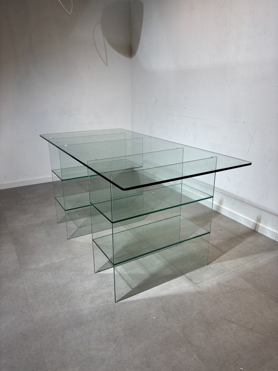 Image 1 of Glazen Design Bureautafel