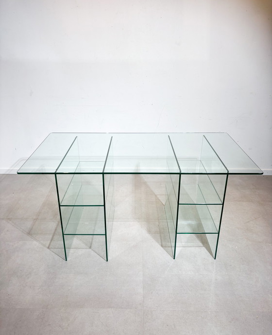 Image 1 of Glazen Design Bureautafel