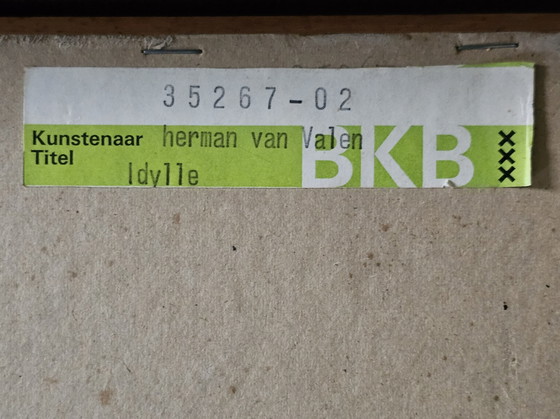 Image 1 of Herman van Valen - Radierung „Idyll“