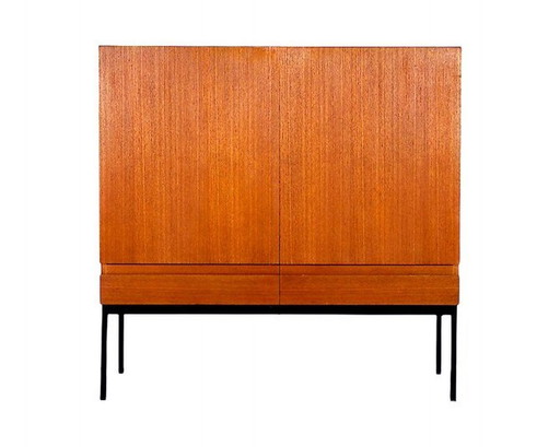 Highboard Modell B60, Entwurf von Dieter Waeckerlin für Behr Möbel (1958)