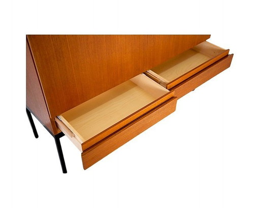 Highboard Modell B60, Entwurf von Dieter Waeckerlin für Behr Möbel (1958)
