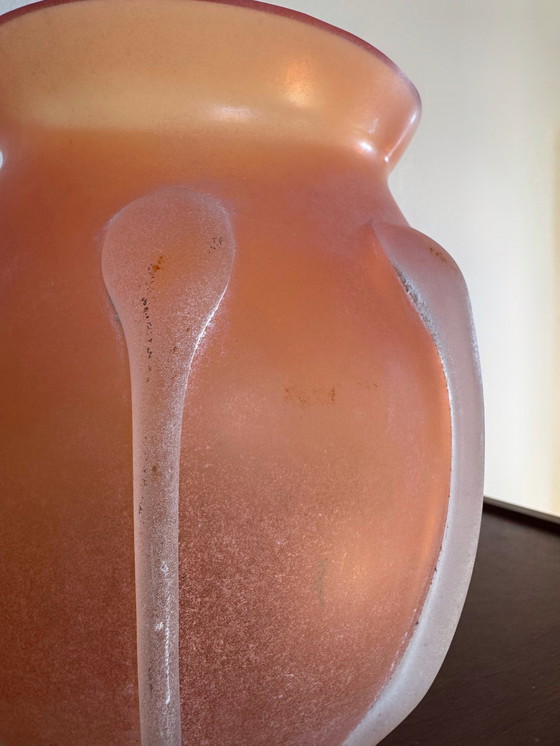 Image 1 of Vase Paste De Verre Murano Scavo Ancient