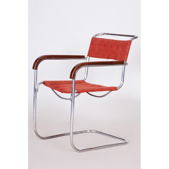 Image 1 of Alter roter Bauhaus-Sessel von Marcel Breuer für Mücke-Melder, 1930er Jahre