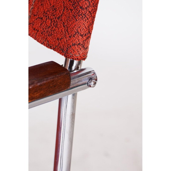 Image 1 of Alter roter Bauhaus-Sessel von Marcel Breuer für Mücke-Melder, 1930er Jahre