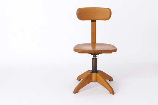 Industrieller Vintage-Stuhl 1950er Jahre - Deutsches Design