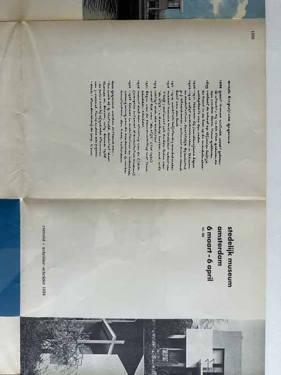 Image 1 of Rietveld-Plakat / Stedelijk Museum Ausstellung 1959 Kat. 205