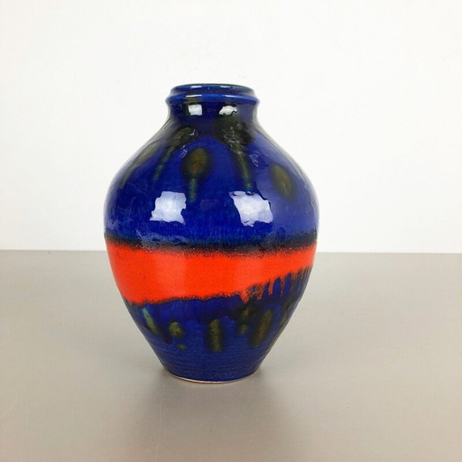 Vintage Vase aus fetter Lava-Keramik von Heinz Siery für Carstens Tönnieshof, Deutschland 1970