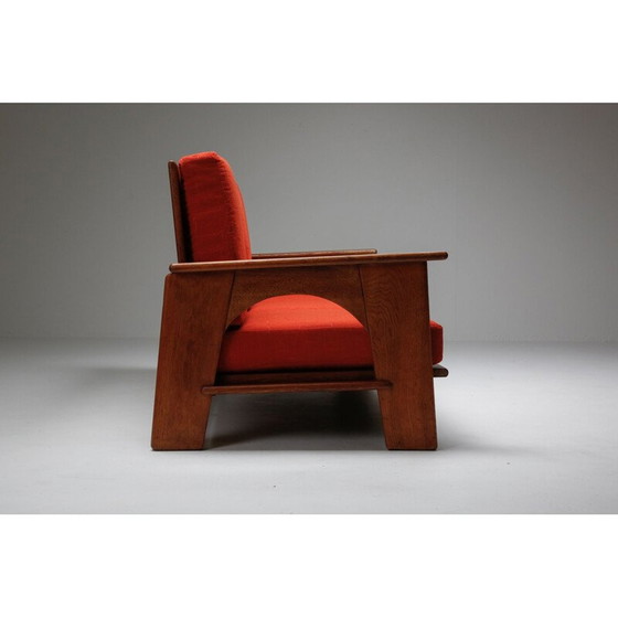 Image 1 of Altes Eichensofa von Bas Van Pelt