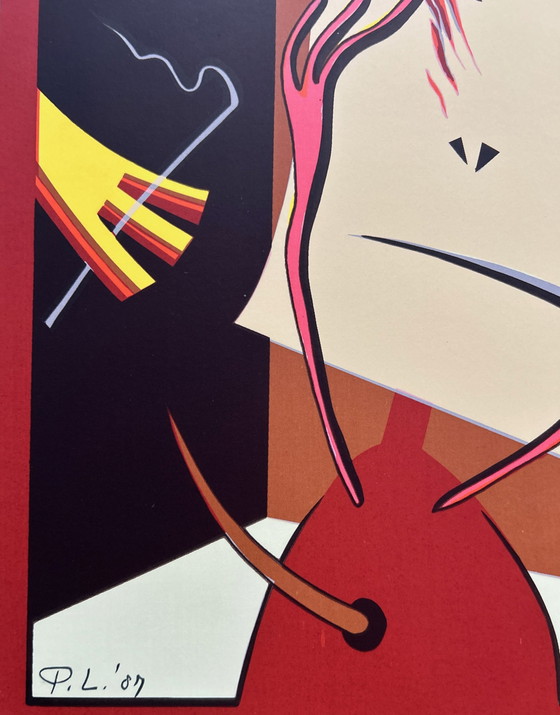 Image 1 of Siebdruck Pim Leefsma - Blick nach vorn