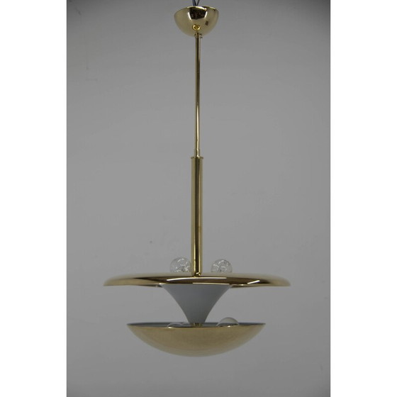 Image 1 of Alter Bauhaus-Kronleuchter aus Messing von Franta Anyz für Ias, 1920er Jahre