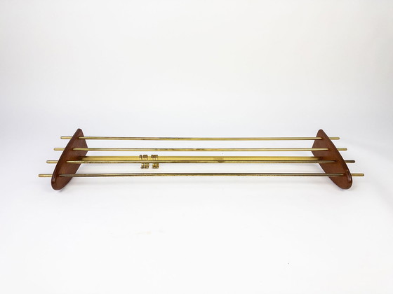 Image 1 of Vintage Teak Und Messing Danish Design Garderobe 60Er Mid Century