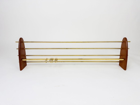 Image 1 of Vintage Teak Und Messing Danish Design Garderobe 60Er Mid Century
