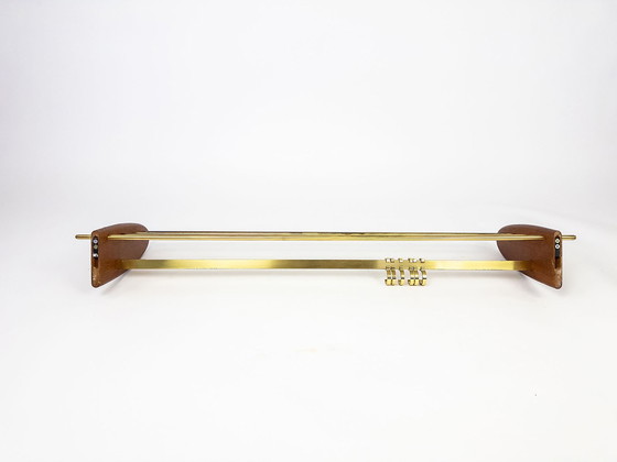 Image 1 of Vintage Teak Und Messing Danish Design Garderobe 60Er Mid Century