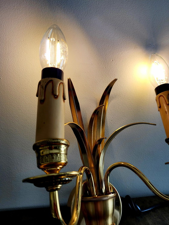 Image 1 of Boulanger Pineapple Wandleuchte aus Messing