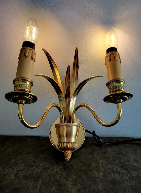 Image 1 of Boulanger Pineapple Wandleuchte aus Messing