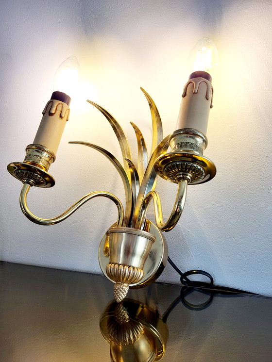 Image 1 of Boulanger Pineapple Wandleuchte aus Messing