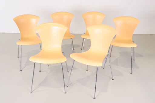6x Kartell Nihau Esszimmerstühle von Vico Magistretti