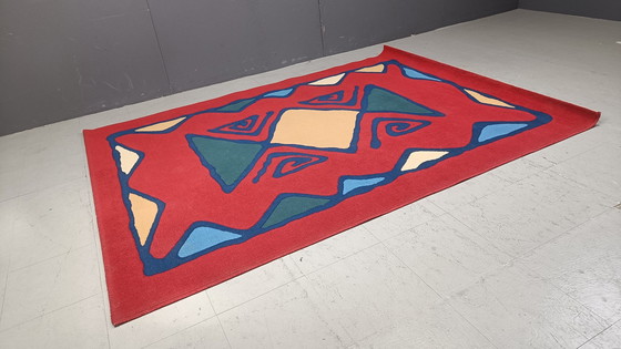 Image 1 of Großer handgeknüpfter Teppich, 1980er Jahre
