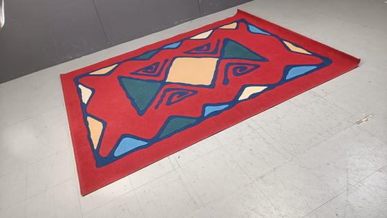 Image 1 of Großer handgeknüpfter Teppich, 1980er Jahre