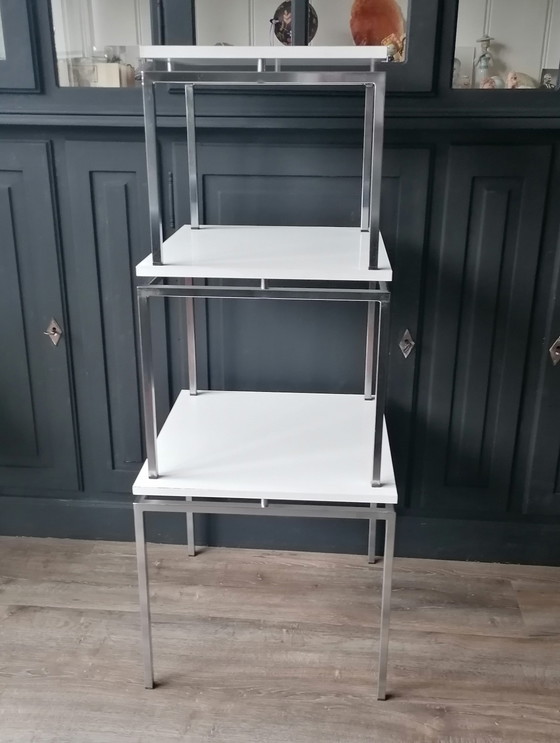 Image 1 of 3x Vintage nestig Tische mimi set