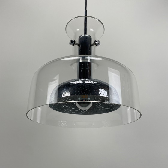 Image 1 of Schwedische Pendelleuchte "Crystal" von Anders Pehrson für Atelje Lyktan 1970