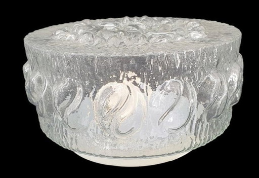 1047 Vintage-Glas-Deckenleuchte, Deckenlampe