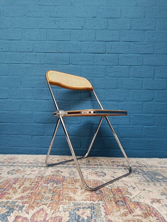 Image 1 of 4x Vintage Plia Gurtbandstühle