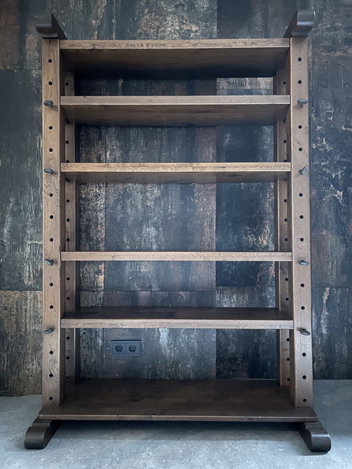 Brutalistisches Bücherregal Vitrine