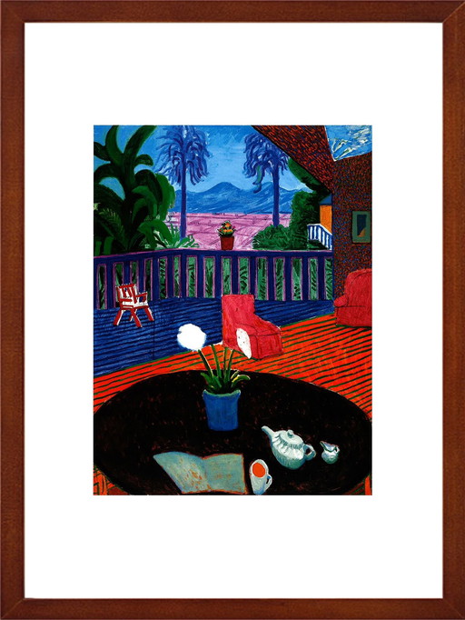  David Hockney - Das San Fernando Valley vom Frühstückstisch aus gesehen