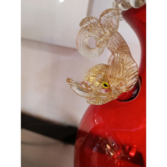 Image 1 of Vintage-Vase mit Delphinköpfen von Venir, Italien 1960