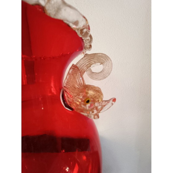 Image 1 of Vintage-Vase mit Delphinköpfen von Venir, Italien 1960