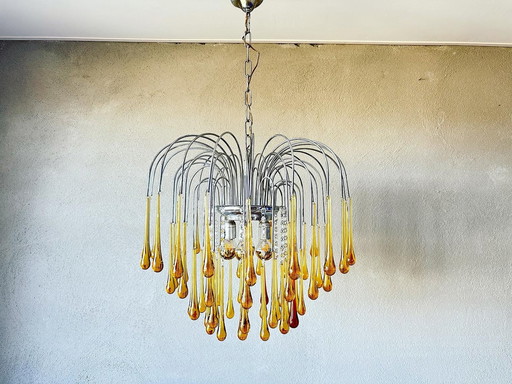 Vintage-Tropfen-Kronleuchter